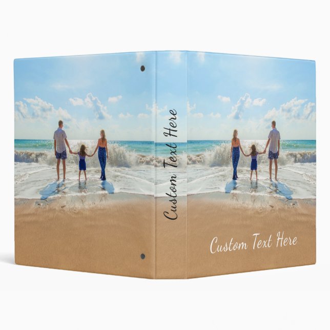 Custom Photo Text Binder Your Vaforite Photos Gift (Background)