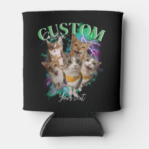Custom Photo & Text Can Cooler, Personalized Cooler