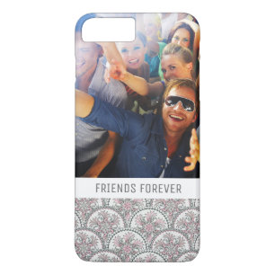 Custom Photo & Text Centle Vintage Pattern Case-Mate iPhone Case
