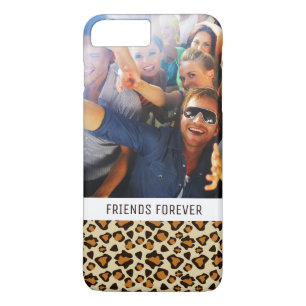 Custom Photo & Text Cheetah skin pattern Case-Mate iPhone Case