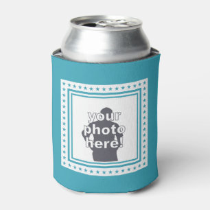 CUSTOM PHOTO, TEXT & COLOR can cooler