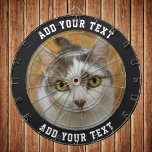 Custom Photo Text Colour Personalized Dartboard<br><div class="desc">Upload a photo, add text, and easily create your personalized dartboard. Click CUSTOMIZE FURTHER to change the background colour or text colour. You can TRANSFER this DESIGN on other Zazzle products and adjust it to fit most of the Zazzle items. Standard Studio designs are made in high-resolution vector graphics for...</div>