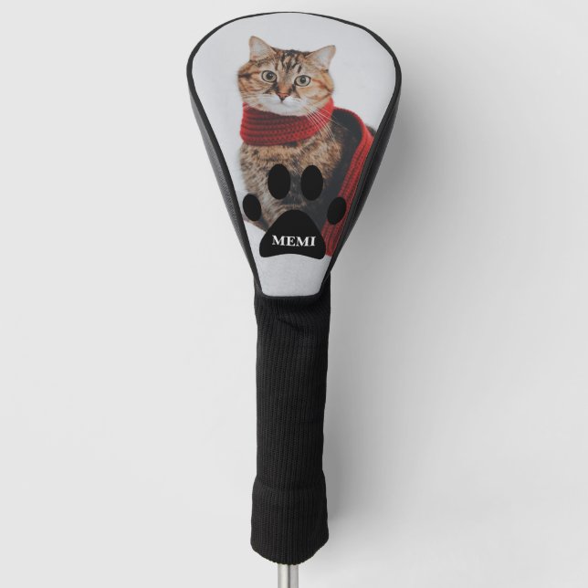Custom Photo Text Create Your Own Personalized Gol Golf Head Cover (Front)