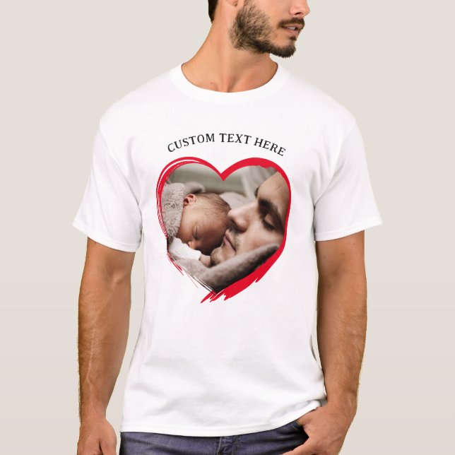 Custom Photo Text | Create Your Own T-Shirt (Front)