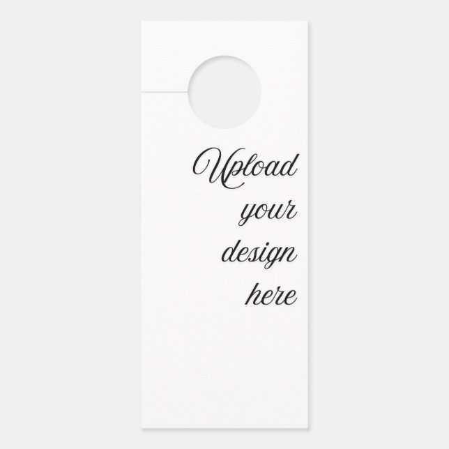 Custom Photo & Text Door Hanger (Front)