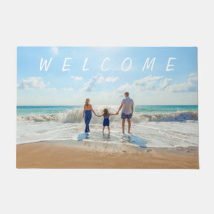 Custom Photo Text Doormat - Your Summer Design