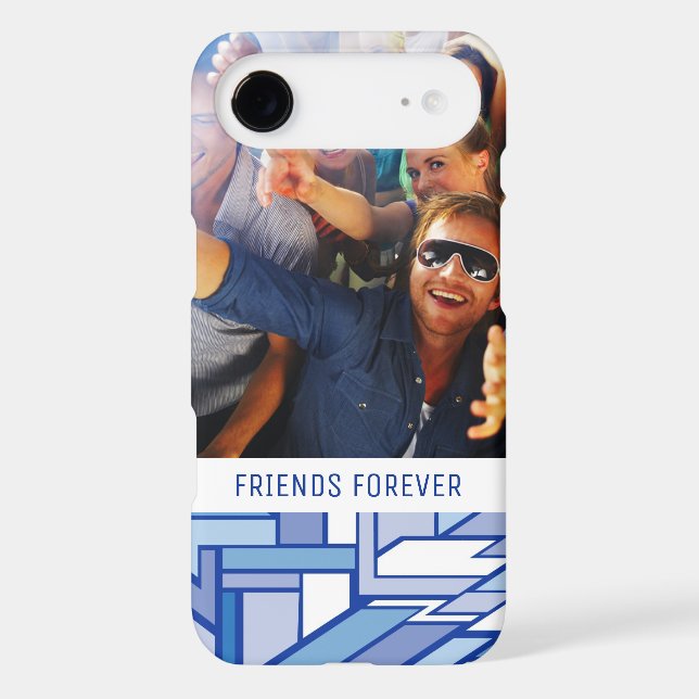 Custom Photo & Text Geometric pattern 2 Case-Mate iPhone Case (Back)