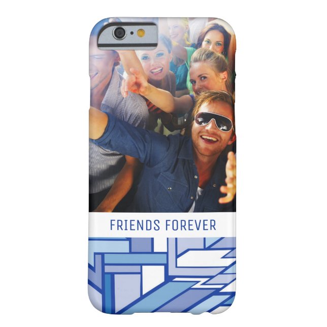 Custom Photo & Text Geometric pattern 2 Case-Mate iPhone Case (Back)
