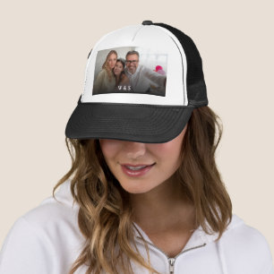 Custom, Photo & Text hat. Trucker Hat