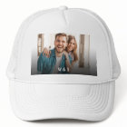 Custom, Photo & Text hat. Trucker Hat