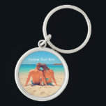 Custom Photo Text Keychain Your Favorite Photos<br><div class="desc">Custom Photo and Text - Your Own Design - Special - Personalized Family / Friends or Personal Gift - Add Your Text and Photo - Resize and move or remove and add elements / image with customization tool. Choose / add your favorite font / text color ! You can transfer...</div>