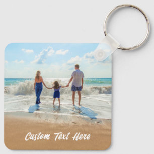 Custom Photo Text Keychain Your Favourite Photos