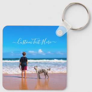 Custom Photo Text Keychain Your Own Design Friends
