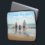 Custom Photo Text Laptop Sleeve Your Family Gift<br><div class="desc">Custom Photo - Unique Your Own Design Personalized Family / Friends or Personal Gift - Add Your Photo / Text / more - Resize and move or remove and add elements / image with Customization tool ! Choose font/ size / colour ! Good Luck - Be Happy :)</div>