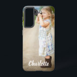 Custom Photo Text Personalized  Samsung Galaxy Case<br><div class="desc">Custom Photo Text Personalized Samsung Galaxy S21 Case</div>