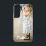 Custom Photo Text Personalized Samsung Galaxy Case<br><div class="desc">Custom Photo Text Personalized Samsung Galaxy S22 Case</div>