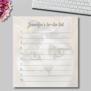 Custom Photo Text Personalized To-Do List Notepad