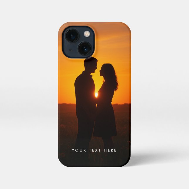 Custom Photo Text Phone Case (Back)