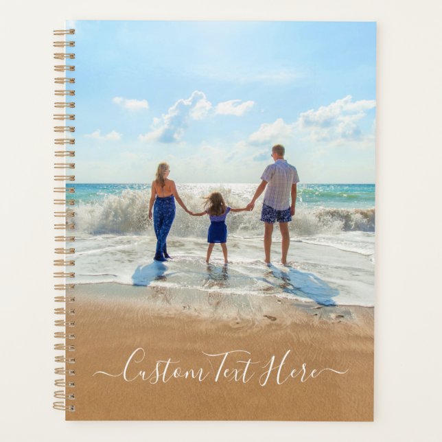Custom Photo Text Planner - Your Own Design (Front)