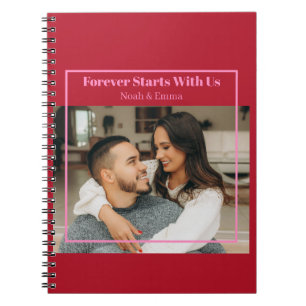 Custom Photo & Text Romantic Gift - Personalized Notebook
