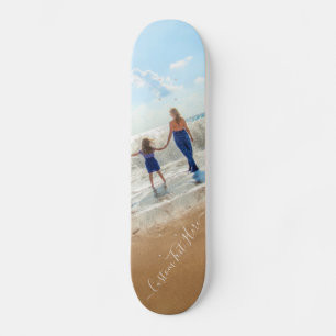Custom Photo Text Skateboard with Your Photos