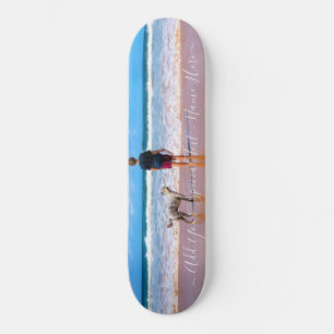 Custom Photo Text Skateboard Your Own Design