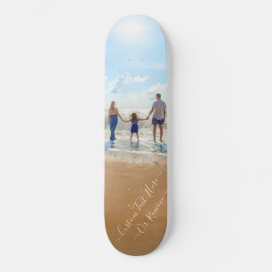 Custom Photo Text Skateboard Your Photos Gift