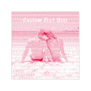 Custom Photo Text Stamp - Your Special Design