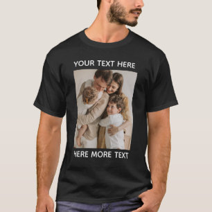 Custom Photo & Text T-Shirt – Personalized SHIRT