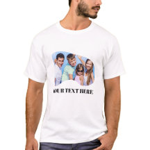 Custom Photo & Text T-Shirt | Personalized T-shirt