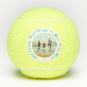 Custom Photo Text Tennis Balls Your Photos Gift