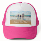Custom Photo Text Trucker Hat Your Photos Gift