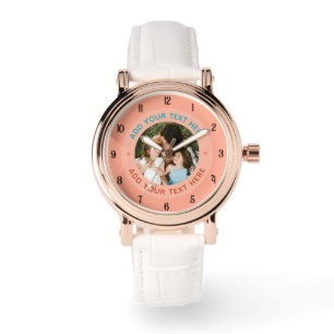 ⌚ Custom Photo & Text Watch for Her   Personalized