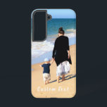 Custom Photo Text Your Family Photos with Mom Samsung Galaxy Case<br><div class="desc">Custom Photo and Text - Your Own Design - Special - Personalized Family / Friends or Personal Gift - Add Your Text and Photo - Resize and move or remove and add elements / image with customization tool. Choose / add your favourite font / text colour ! You can transfer...</div>