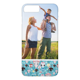 Custom Photo Texture laughing skull Case-Mate iPhone Case