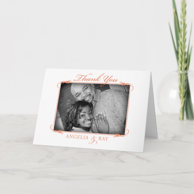 Custom Photo Thank You Card (Front)