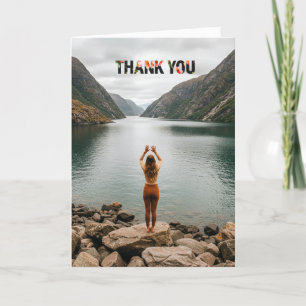 Custom photo thank you cards with envelopes