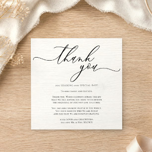 Custom Photo Thank You Mini Enclosure Card