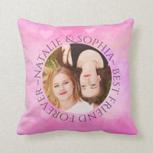 Custom Photo The Best Friend Throw Pillow