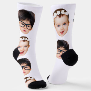 Custom Photo The Best Gift for Mom Funny Christmas Socks