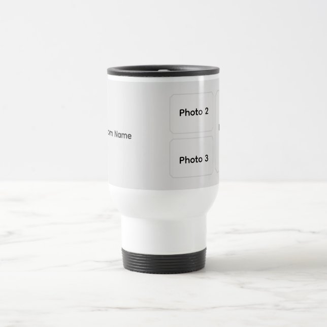 Custom Photo Thermal Mug – Personalized Name Gift (Center)