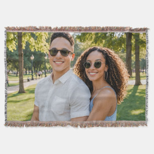 Custom Photo Throw Blanket Personalized Picture
