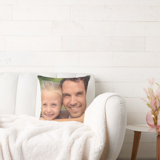 custom photo throw pillow (Couch)