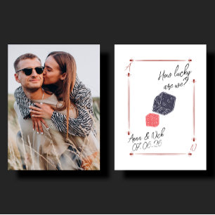 custom Photo Trading card For Valentines Day Gift 