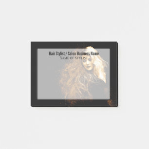 Custom photo transparent blonde model photo post-it notes