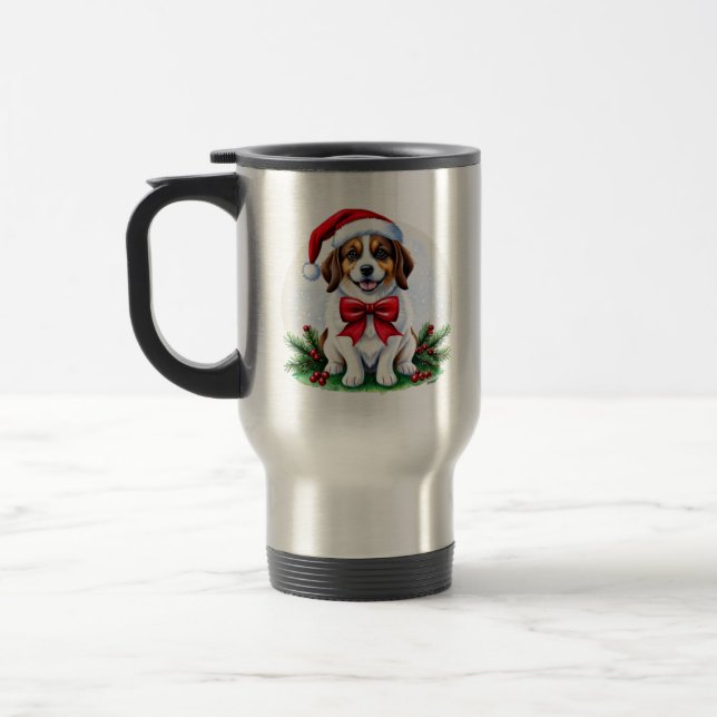 Custom Photo Travel Mug (Left)