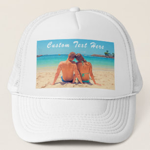 Custom Photo Trucker Hat with Your Photos and Text