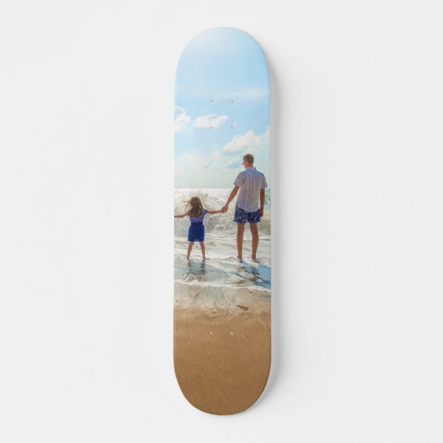 Custom Photo - Unique Your Own Design Personalized Skateboard (Front)