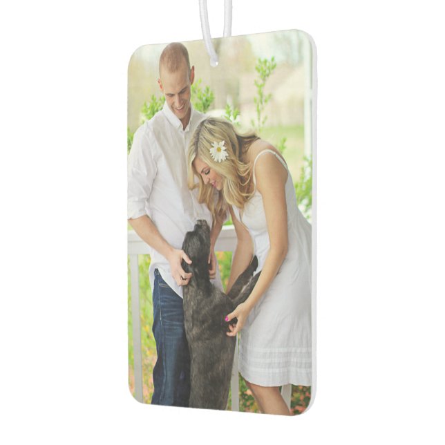 Custom Photo Unique Your Own Design - Pets Love - Air Freshener (Left)