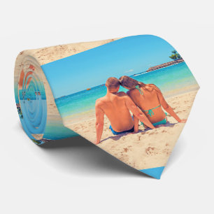 Custom Photo - Unique Your Own Design - Summer Tie
